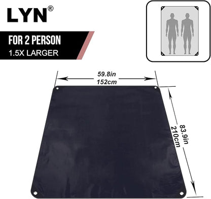 LYN Heavy Duty Emergency Blanket Survival Gear Waterproof Insulated Blanket - Image 2