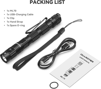 Guardtier ML70 Rechargeable Flashlight - Image 8
