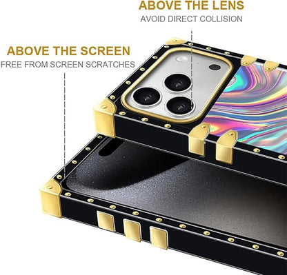 for iPhone 17 Pro Max Case Luxury Golden Decoration - Image 7