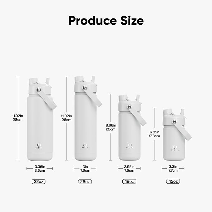 Kids Insulated Water Bottle - 12oz Stainless Steel Water Bottle with Dual Spouts - Image 5