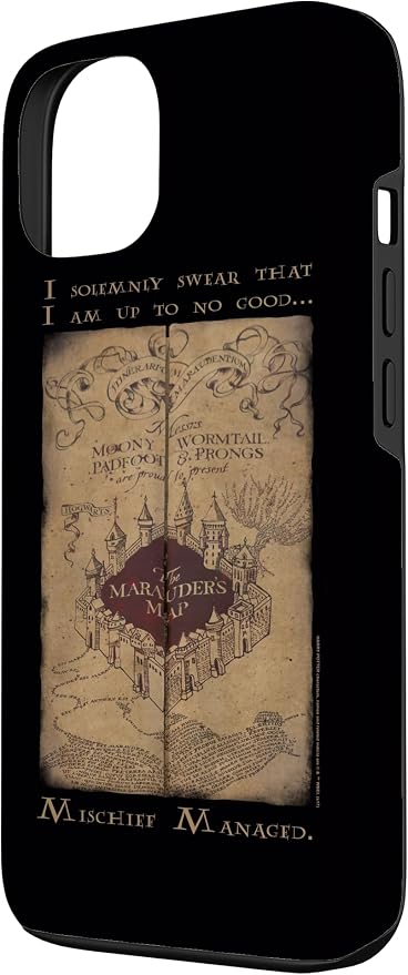 iPhone 13 Harry Potter Marauder's Map Words Case - Image 2