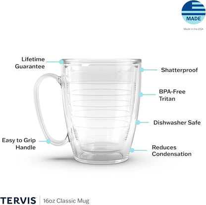 Tervis Clear & Colorful Tabletop Made in USA Double Walled Insulated Tumbler - Image 3