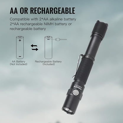 ThruNite Archer 2A C LED Rechargeable Flashlight, High 1000 Lumens AA Flashlight - Image 3