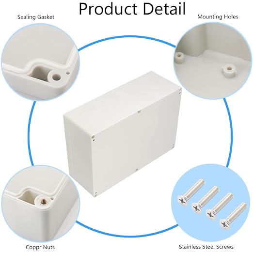 Project Box IP65 Waterproof Junction Box ABS Plastic Electrical Boxes DIY - Image 5