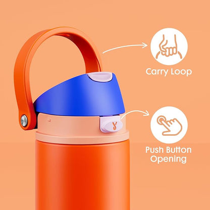 18 oz Insulated Water Bottle for Kids: Meoky Metal Water Bottle - Image 6