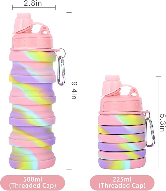Collapsible Water Bottles Travel water bottle Sports Portable Sport Water - Image 3