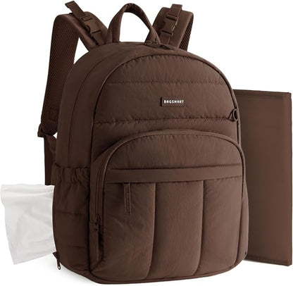 BAGSMART Diaper Bag Backpack, Lightweight Stroller-Friendly Diaper Bag by BAGSMART