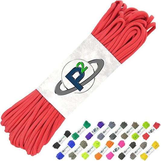 Paracord Planet 100' Hanks Parachute 550 Cord Type III 7 Strand Paracord Top 40 by ParacordPlanet