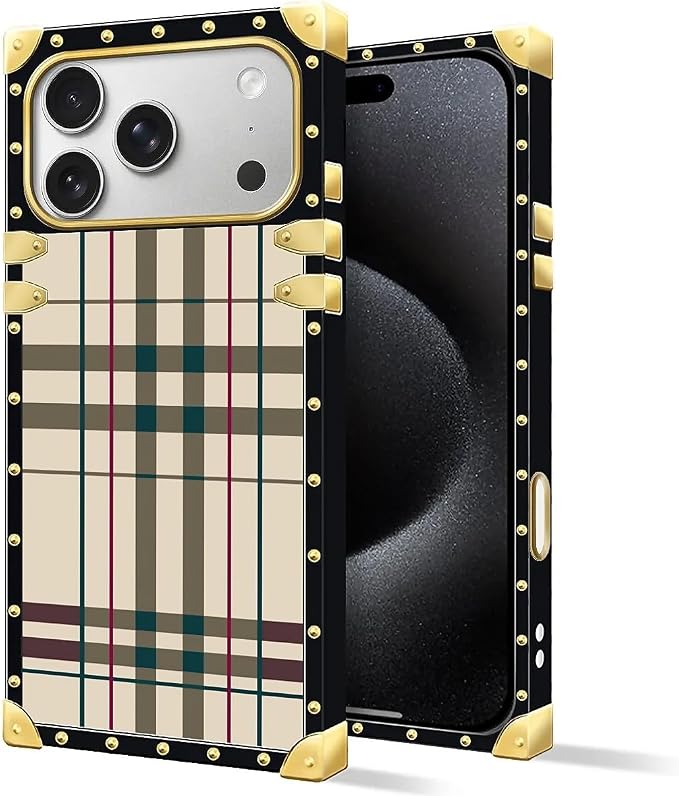 for iPhone 17 Pro Case Luxury Golden Decoration - Image 2