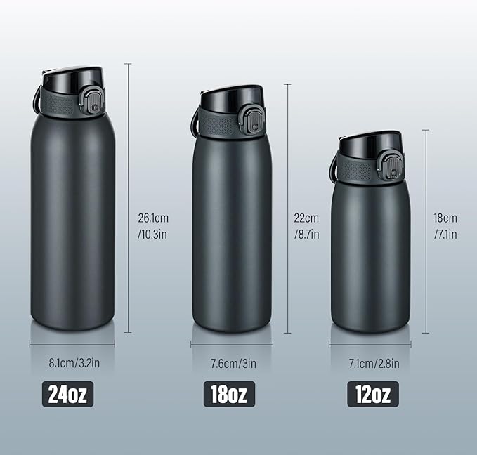Insulated Water Bottle 18 oz - Image 7