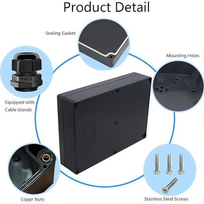 Junction Box IP65 Waterproof ABS Plastic Electrical Project Case Power Junction - Image 5