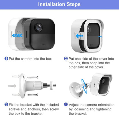 Blink Outdoor 4 Wall Mount, Weatherproof Protective Cover and 360 Degree - Image 7