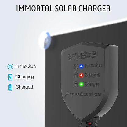 OYMSAE12V Solar Battery Charger ，10W Waterproof Solar Battery Maintainer - Image 6