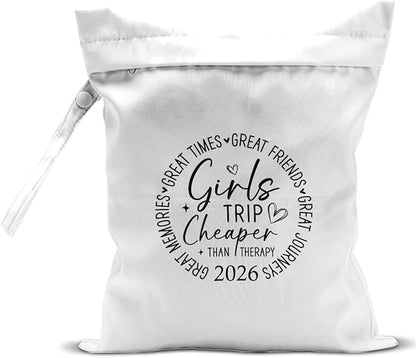 Girls Trip Gifts Wet Dry Bag, Beach Bag Wet Bag Favors, by zcyxuuw
