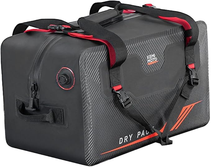KEMIMOTO Waterproof Duffle Bag 45L Heavy Duty Marine Dry Bags Backpack Jet Ski by kemimoto