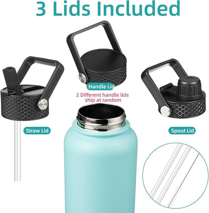 Konokyo 40oz Insulated Water Bottle Stainless Steel Sport Bottles - Image 3