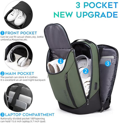 BANGE Business Smart Backpack Waterproof fit 15.6 Inch Laptop Backpack - Image 4