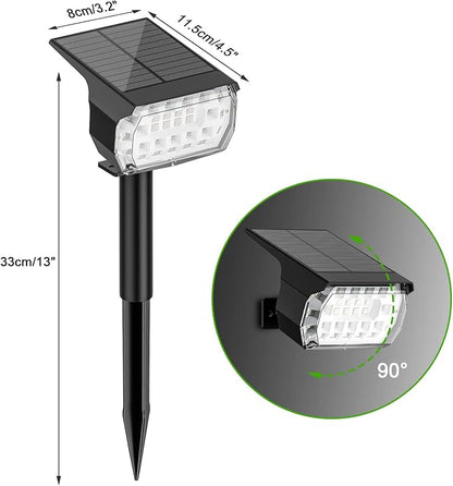 LANSOW Solar Spot Lights Outdoor Color Changing, Christmas Landscape Spotlights - Image 7