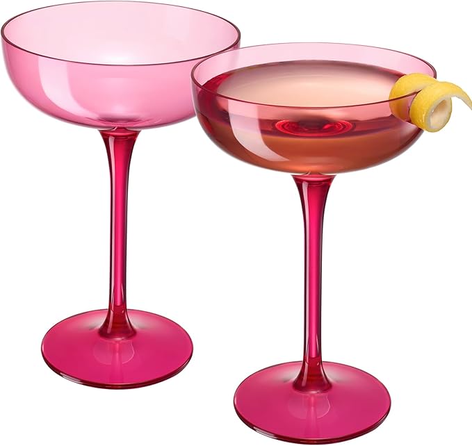 Khen Acrylic Shatterproof Martini, Champagne & Cocktail Unbreakable Glasses | - Image 4