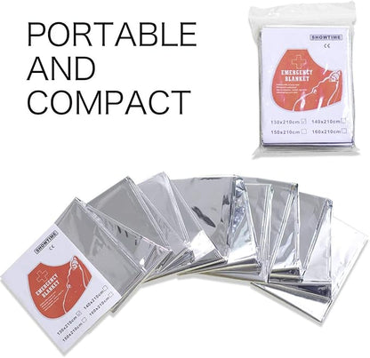 Emergency Mylar Thermal Blankets, Space Blanket Survival kit Camping Blanket - Image 8