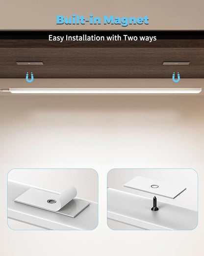 ASOKO Plug-in Under Cabinet Lighting, 24Inch LED Workbench Lights - Image 5