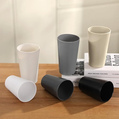 HEYCOME 24 Pcs Unbreakable Plastic Cups Set, Stackable Water Tumblers, Drinking - Image 5