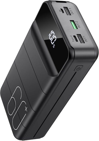 Portable Charger Power Bank 60000mAh Fast Charging 22.5W PD4.0 & QC 4.0 by Unknown