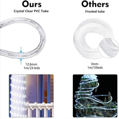 200ft LED Rope Lights Outdoor, 1440 LED Flexible Tube Lights - Image 4