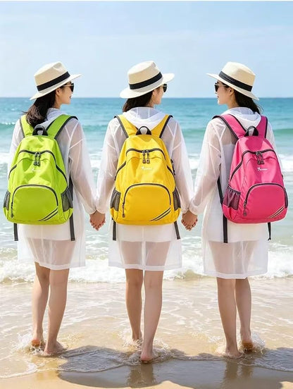 Geboldil Men's and women's waterproof backpack traveling backpack green - Image 8
