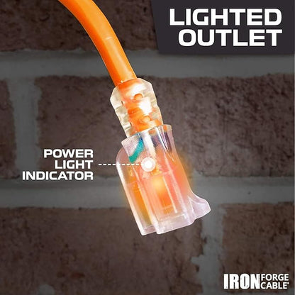 Iron Forge Cable Lighted Outdoor Extension Cord 50 Ft - Image 5