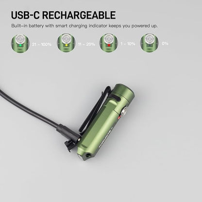 ThruNite Ti Mini Keychain Flashlight, USB-C Rechargeable EDC Pocket Light - Image 7