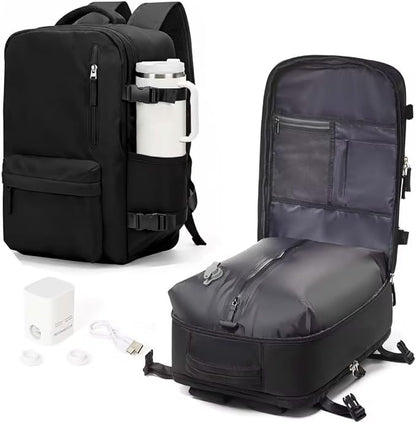 WONHOX Large Travel Backpack Carry on Flight Approved Laptop Work Business by WONHOX