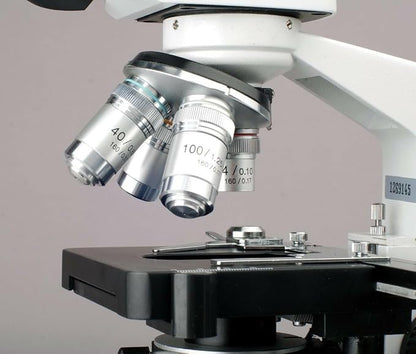 AmScope M620B Compound Monocular Microscope, WF10x and WF20x Eyepieces - Image 5