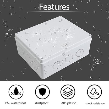 LeMotech Junction Box, Electrical Box IP65 Water Resistant Dustproof ABS - Image 5