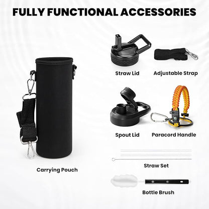 RAYMYLO Insulated Water Bottle 20 oz, Triple Wall Vacuum Stainless Steel - Image 6