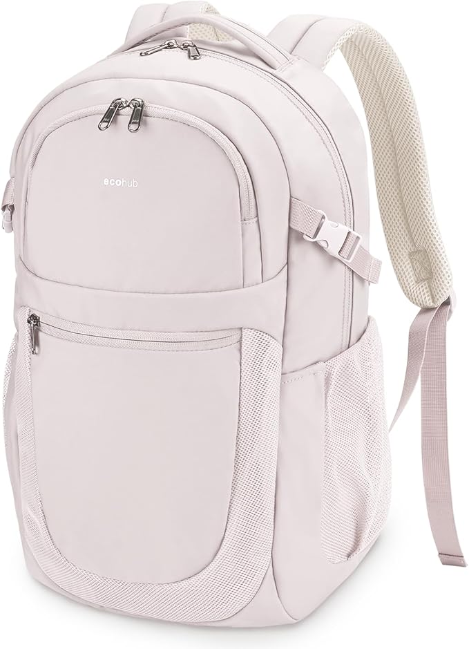 ECOHUB Travel Backpack for Women, 17.3 inch Suspended Laptop Backpack, Fashion by ECOHUB