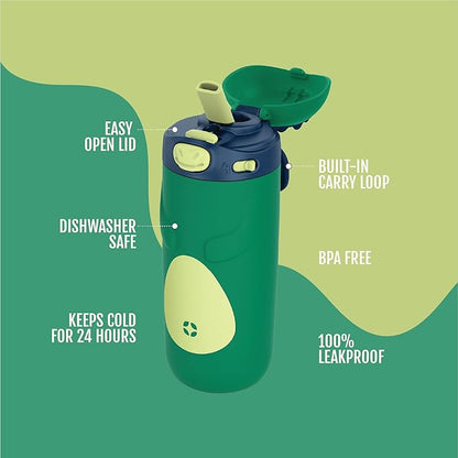 Ello Ellies 12oz Vacuum Insulated Stainless Steel Kids Water Bottle - Image 2