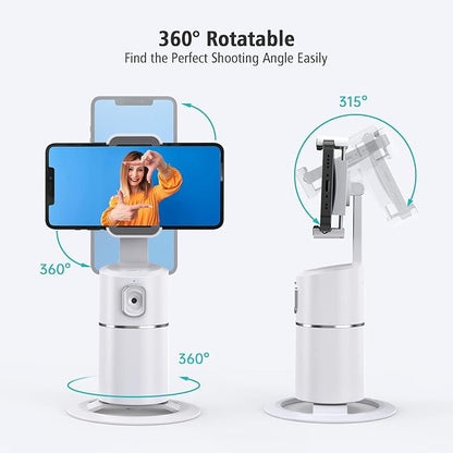 camrola Auto Face Tracking Phone Holder, No App Required, 360° Rotation Face - Image 5