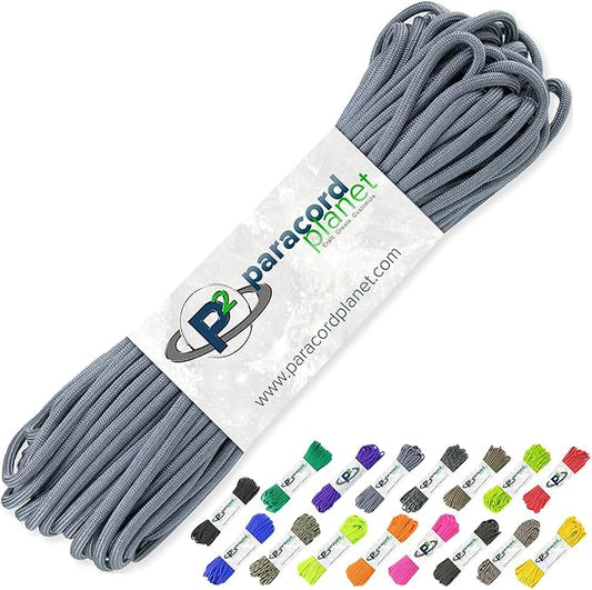 Paracord Planet 100 Feet Hanks Parachute 550 Cord Type III 7 Strand Paracord by ParacordPlanet
