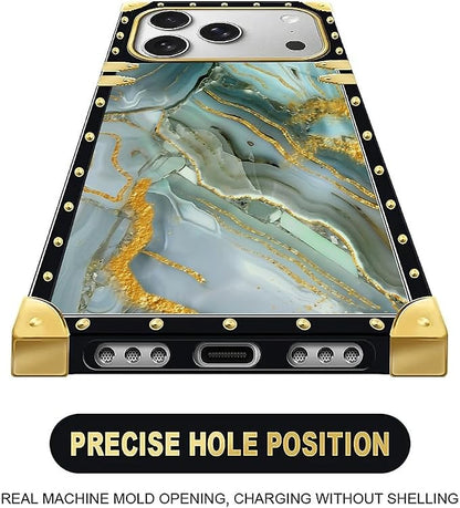 for iPhone 17 Pro Max Case Luxury Golden Decoration - Image 5