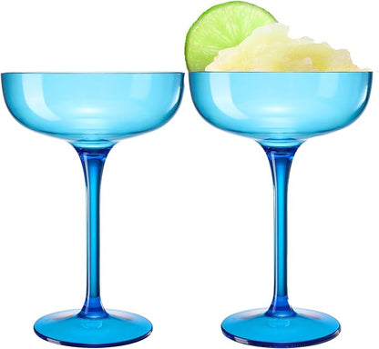 Acrylic Shatterproof Martini, Champagne & Cocktail Unbreakable Glasses | Set of by Khen