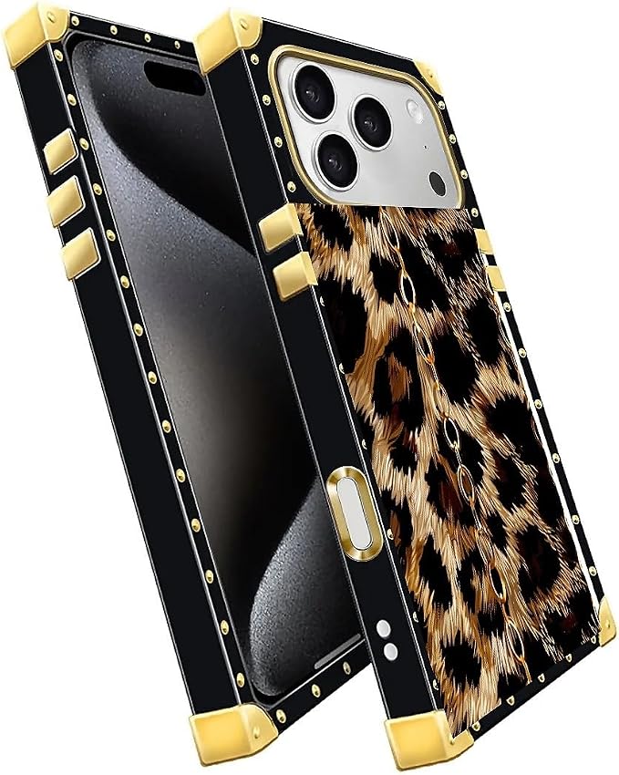 for iPhone 17 Pro Max Case Luxury Golden Decoration - Image 3