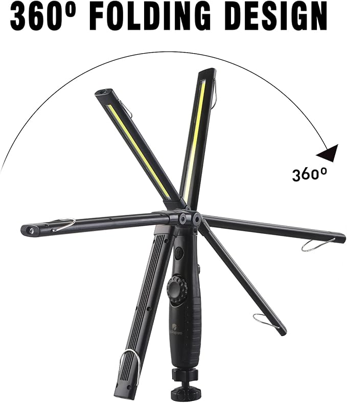 Dr. Prepare LED Work Light, 700 Lumens Foldable Rechargeable Work Light - Image 4