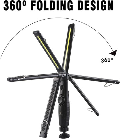 Dr. Prepare LED Work Light, 700 Lumens Foldable Rechargeable Work Light - Image 4