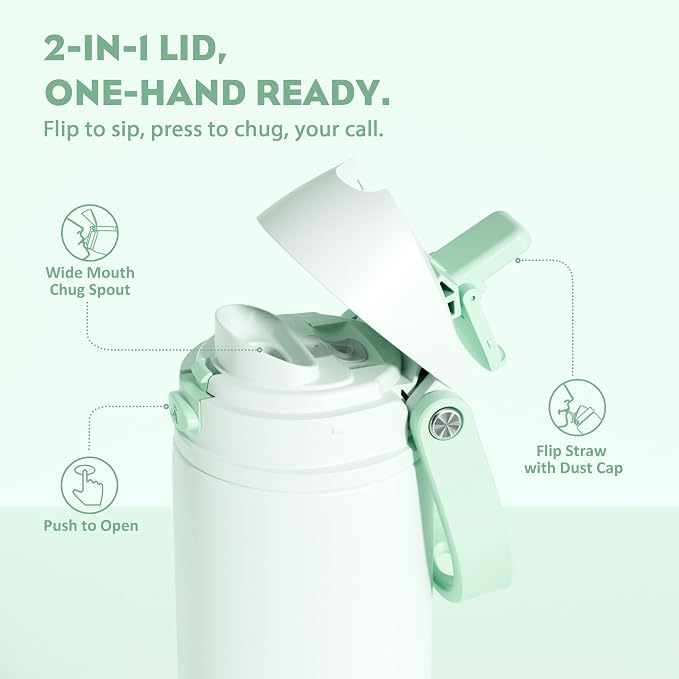 POWCAN 24 oz Vacuum Water Bottle - Image 2