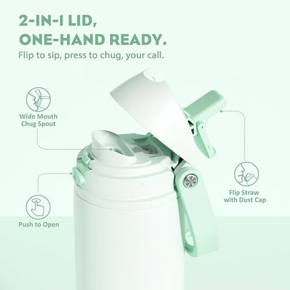POWCAN 24 oz Vacuum Water Bottle - Image 2