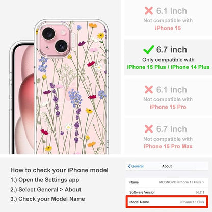 MOSNOVO Case for iPhone 15 Plus/iPhone 14 Plus - Image 2