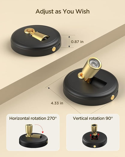 Spot Lights Indoor Led Spotlight: Rechargeable Battery Wireless Up Lights Indoor - Image 8