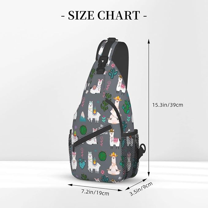 Sling Backpack For Men Hiking Daypack Crossbody Shoulder Bag Travel Chest Pack - Image 5