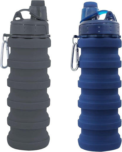 Collapsible Water Bottles Travel water bottle Sports Portable Sport Water by YCTMALL